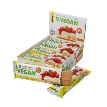 Vegan батончик "Банановый торт с клубникой" 60г