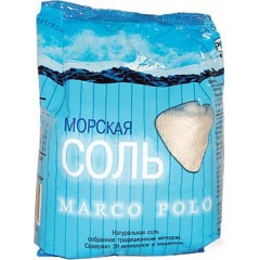 Соль marco Polo морская крупная 1кг пакет