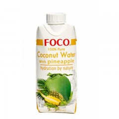 FOCO Кокосовая вода с соком ананаса "FOCO" 330мл