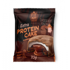 FITKIT Protein cake EXTRA  70г Шоколадный фондан 1/24