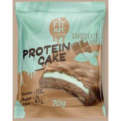 FITKIT Protein cake с начинкой 70г шоколад-мята 1/24