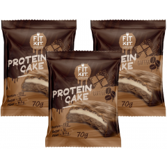 FITKIT Protein cake с начинкой 70г Шоколад-кофе 1/24
