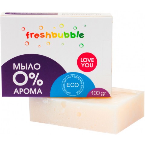 Мыло хозяйственное FreshBubble Без аромата (100г)